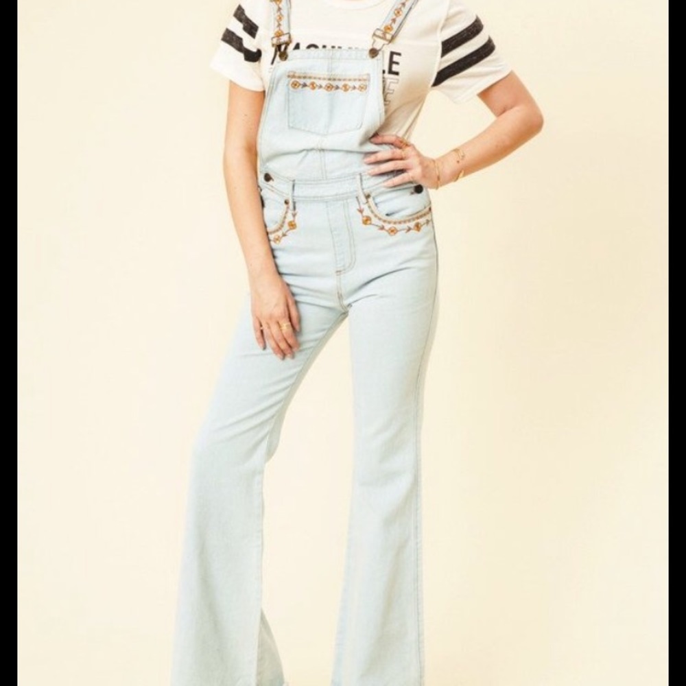 Spell & the gypsy azalea overalls XS